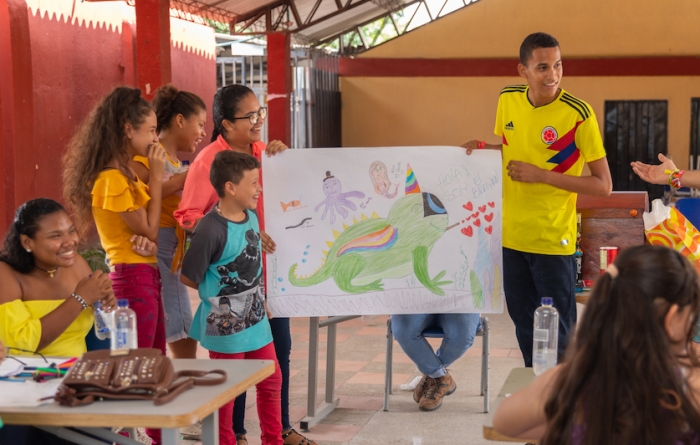 Participantes del proyecto Cronicando Aracataca.