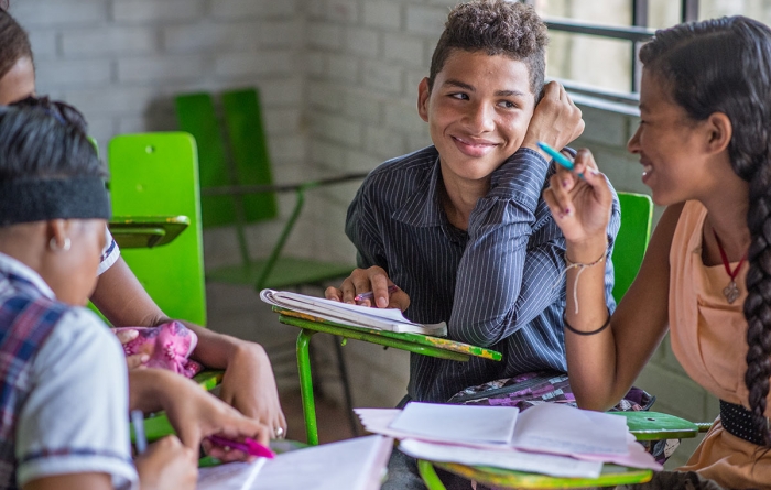 Niños y jóvenes que participaron en la segunda edición de Cronicando. Foto: Tenaris TuboCaribe