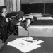 Gabo en la redacción de El Espectador, 1954. Foto: Archivo El Espectador.
